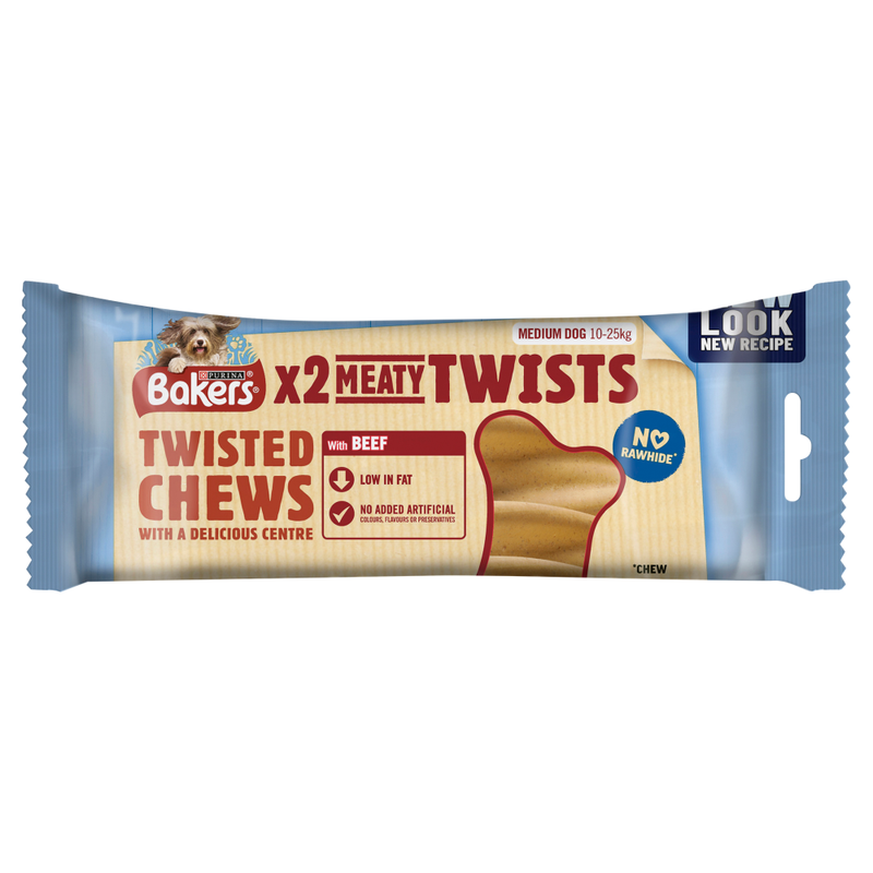 Medium Dog Treat Meaty Twists 180g