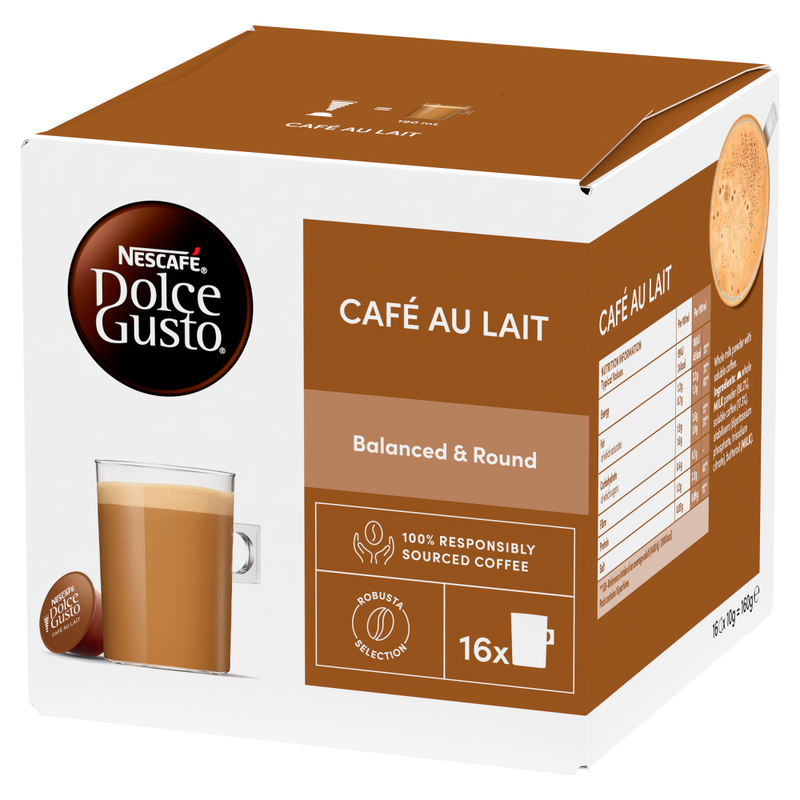 Nescafe Dolce gusto Cafe Au Lait 16 Pods