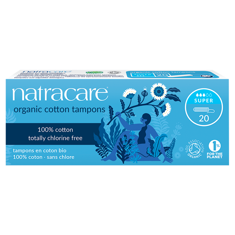 Organic Cotton Tampons Super 20 Pads