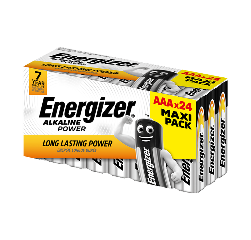 AAA Power Alkaline Batteries – Pack of 24