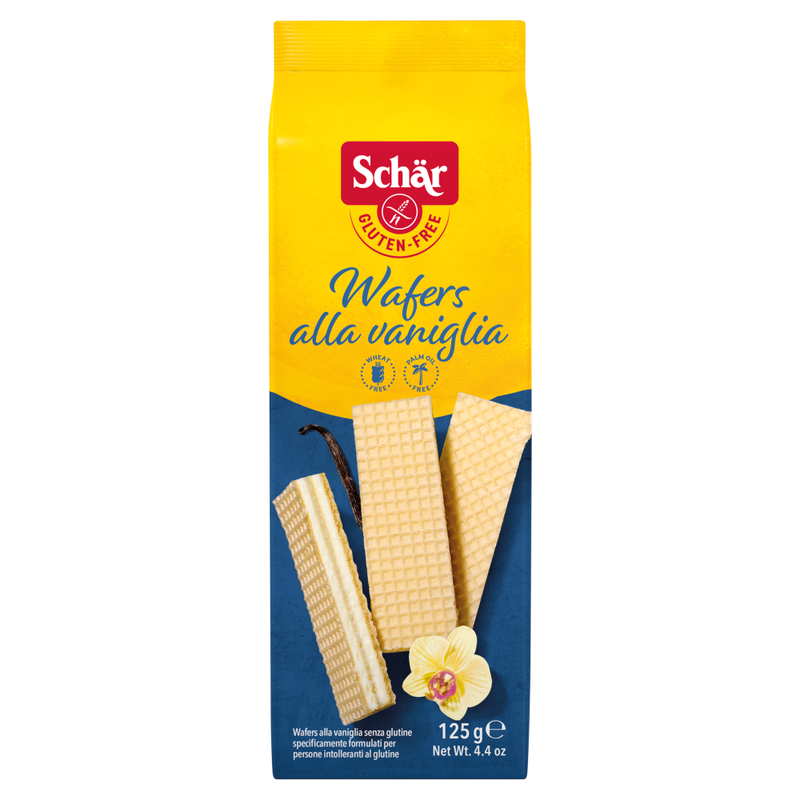Schär Light/Cream Schar Gluten Free Vanilla Wafers 125G
