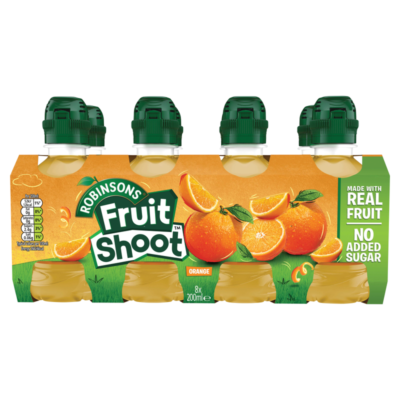 FRUITSHOOT ORNG LOW SUGAR 8*200ml