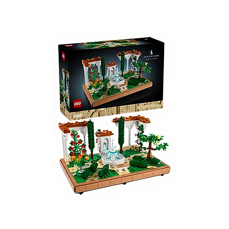 Lego 10359 Icons Brunnen Garten