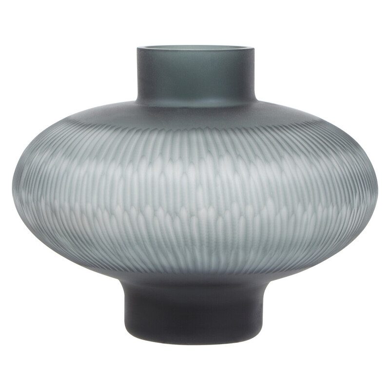 Vase Hessa Oval Grey