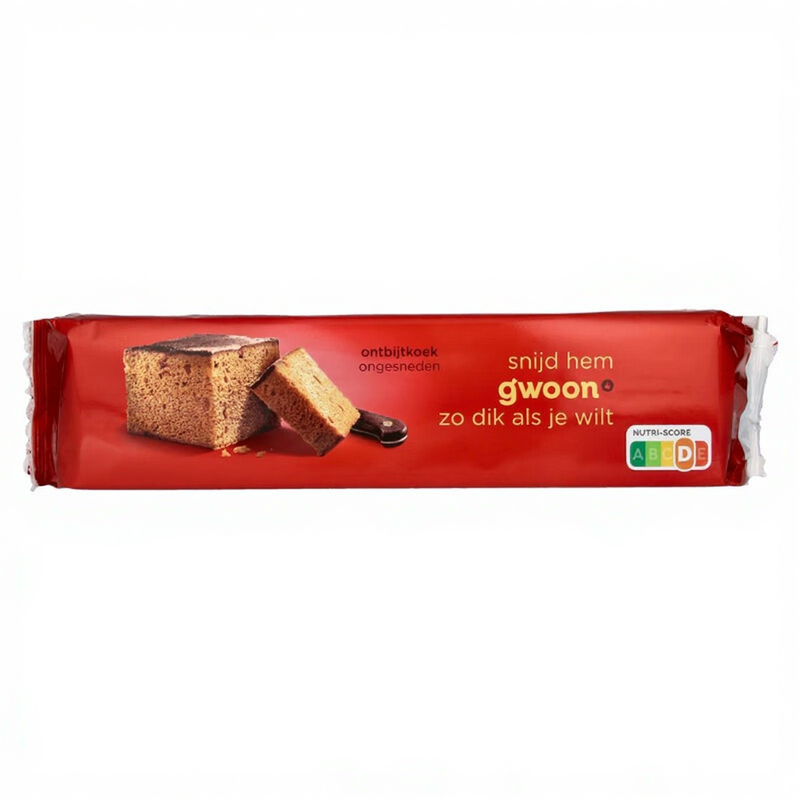 G'woon Ontbijttaart Ongesneden - 550 g