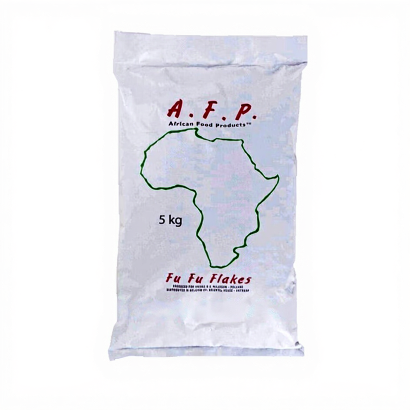 A.F.P. Fufu-aardappelvlokken geel 5 kg