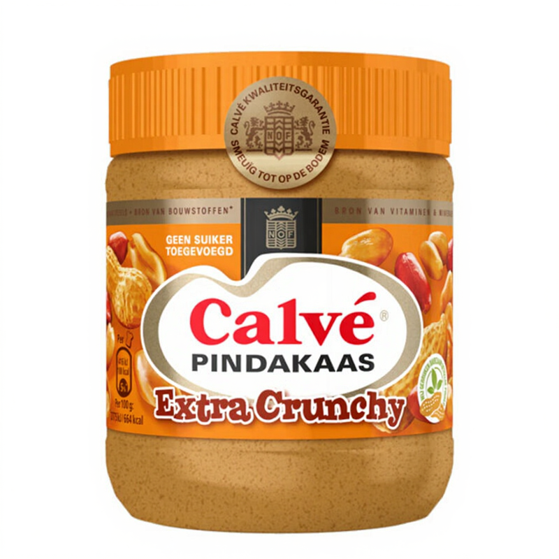 Calve Extra Crunchy Pindakaas - 350 g