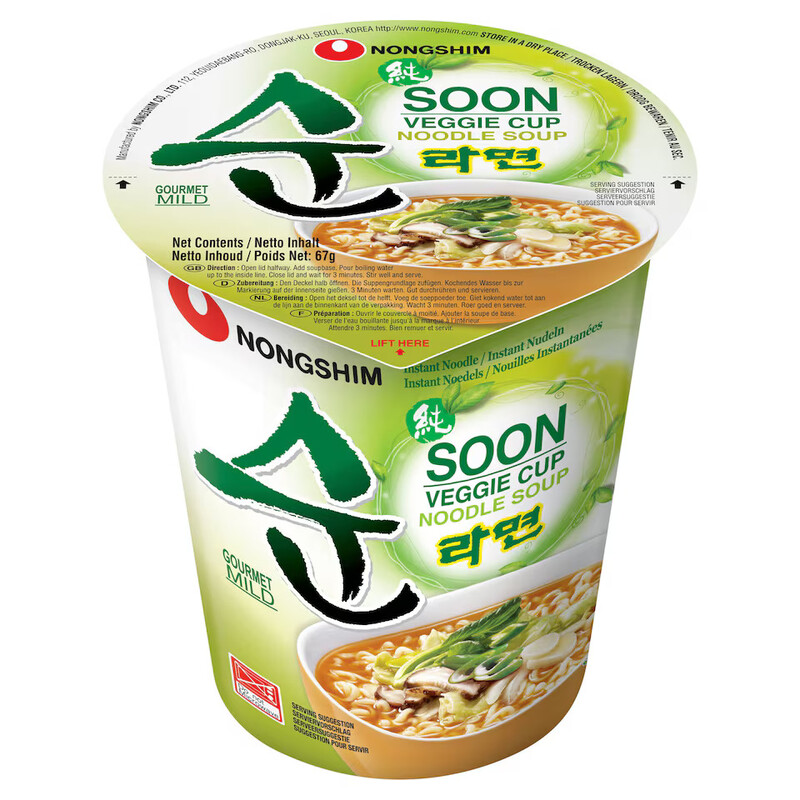 Soon Veggie Cup Noodle 67g