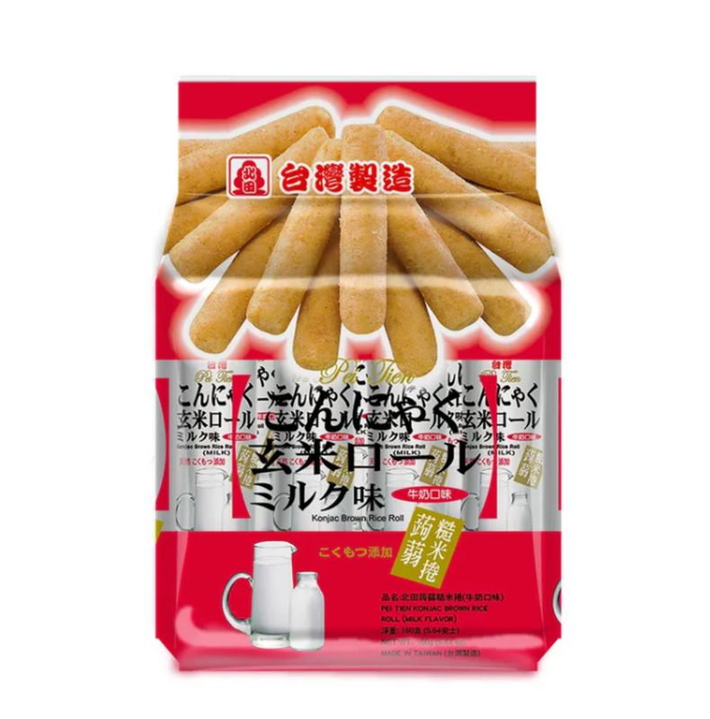 Konjac Brown Rice Roll (Milk) 160g