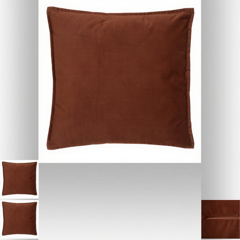 Atmosphera Coussin Lilou terracotta - 45 x 45 cm