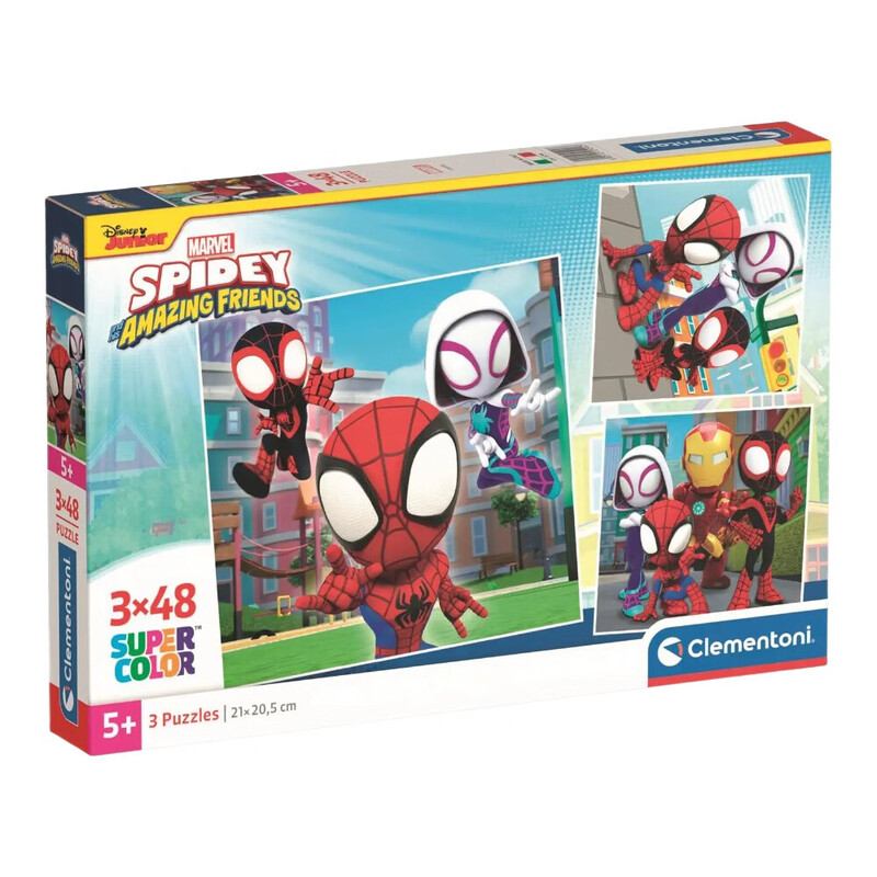 Marvel Spidey & His Amazing Friends 3 x 48 Piece Puzzles
