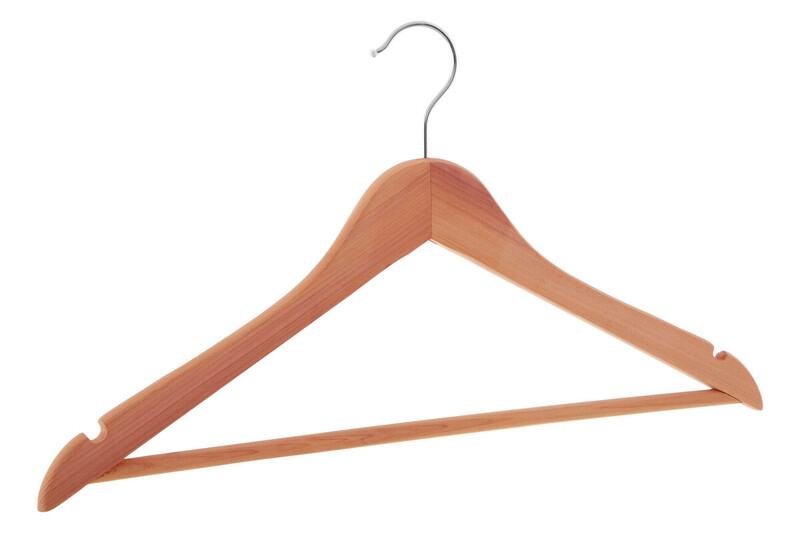 The Dandy Sparrow Cedar Wood Clothes Hanger With Notches