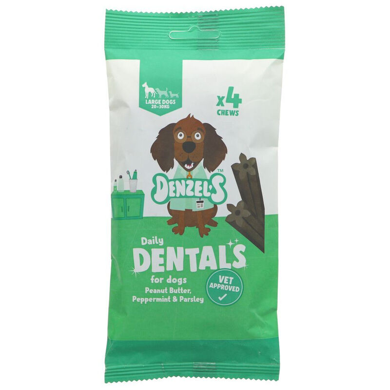 Daily Dentals - For Large Dogs - Peanut Butter， Peppermint - 120G