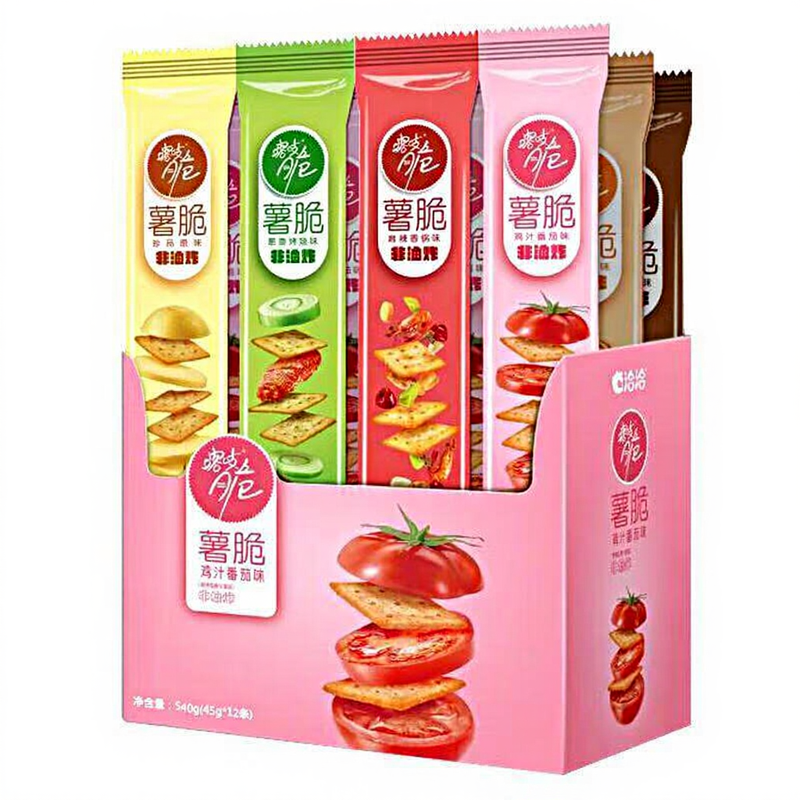 Knusprige, nicht frittierte Chips (6 Geschmacksrichtungen) 612g