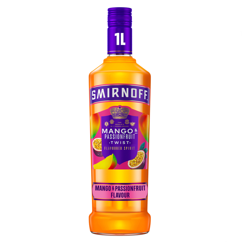 Mango & Passionfruit Twist Vodka Based Flavoured Spirit Drink 35% Vol 1L