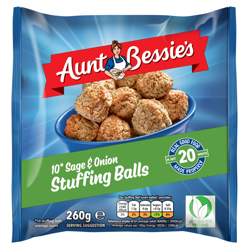 10 Sage & Onion Stuffing Balls 260g