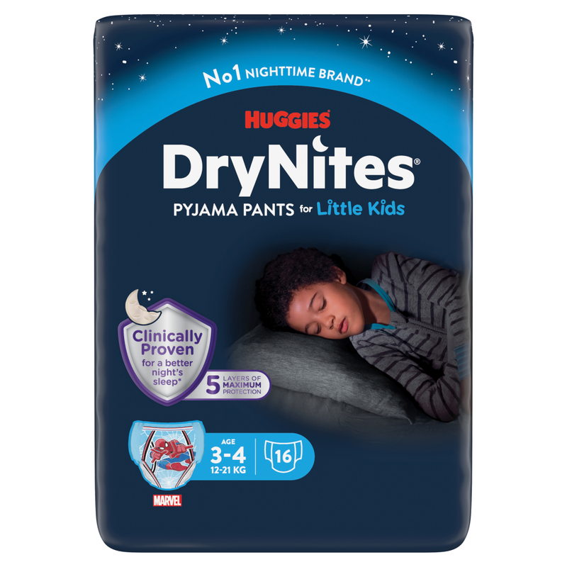 DryNites Jumbo Pack For Kids 3-4 Years 16 Pack