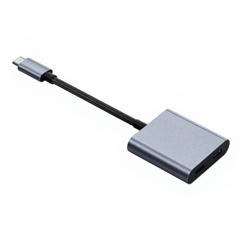 RayNeo USB-C-oplaadadapter voor brillen | opladen en spelen | compatibel met Switch (niet Switch 2), ROG Ally, PS4/5, Xbox, Mac mini, laptops en DP Alt Mode-apparaten | 100 W PD opladen | 4K60Hz-uitvoer