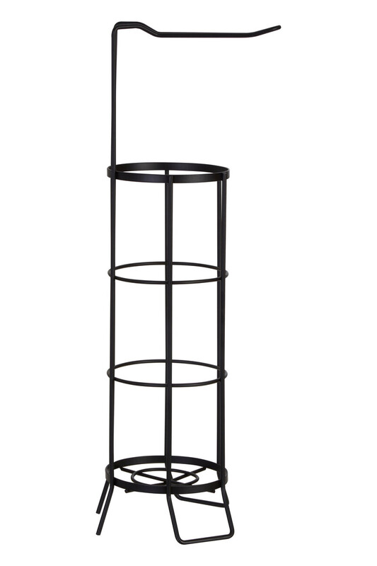 Linnea Black Toilet Roll Holder