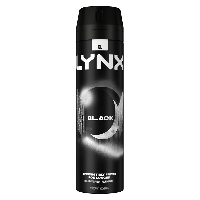 Aerosol Body Spray Black 200ml
