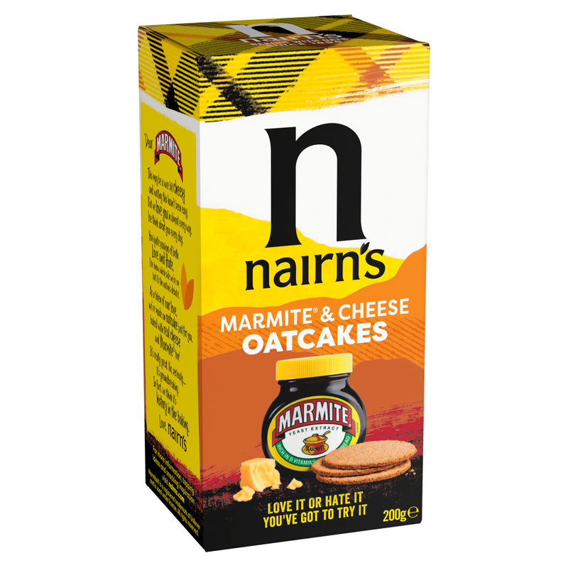 Marmite & Cheese Oatcakes 200g