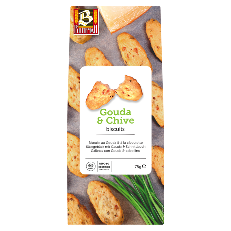 Gouda Cheese & Chive bites 75g