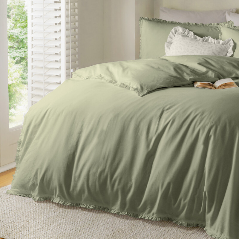 Duvet Cover Set Newtilly Sage Double