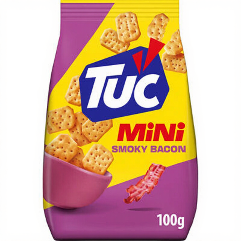 TUC mini-crackers met gerookt spek - 100 g