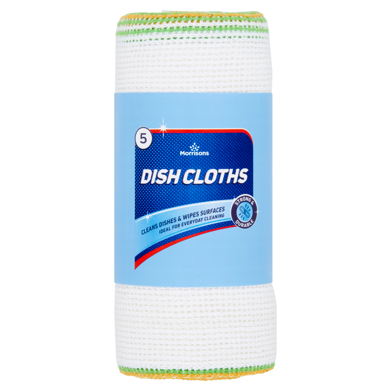 Morrisons Dish Cloths, 5 Per Pack