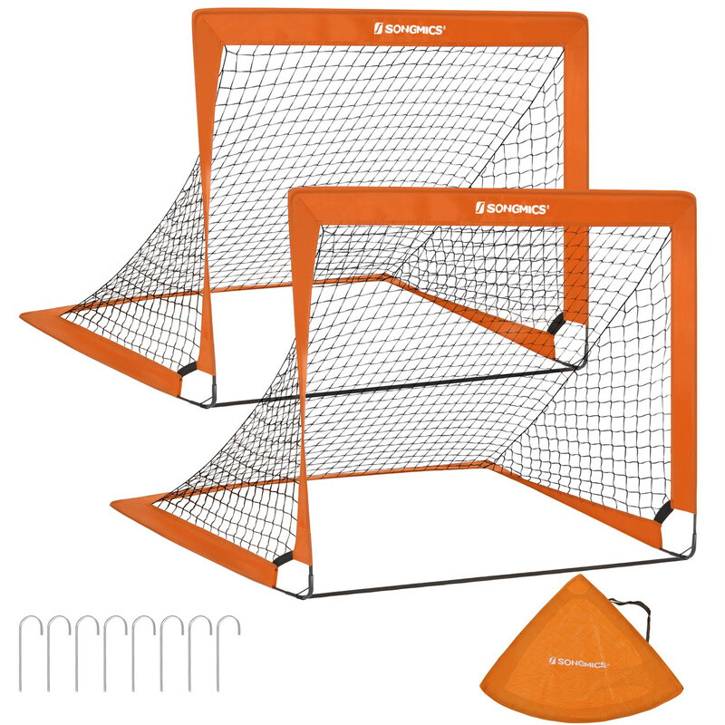 Songmics Football Goals 120x80x80cm Set of 2