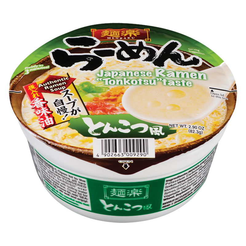 Hikari MENRAKU Cup Ramen Tonkotsu 82.3g