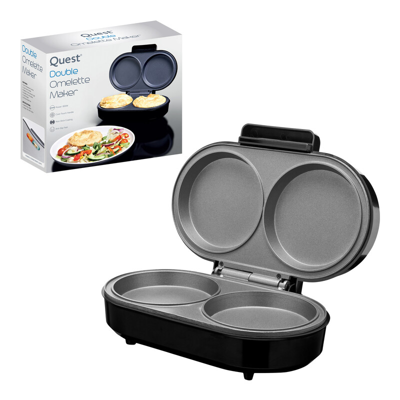 Double Omelette Maker omelettes, lights, non, cooking, power, stick – 35659