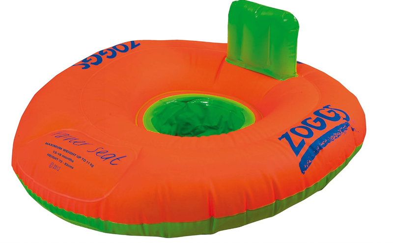 Toddler Inflatable Swim Seat 12 - 18 Months Orange / Green