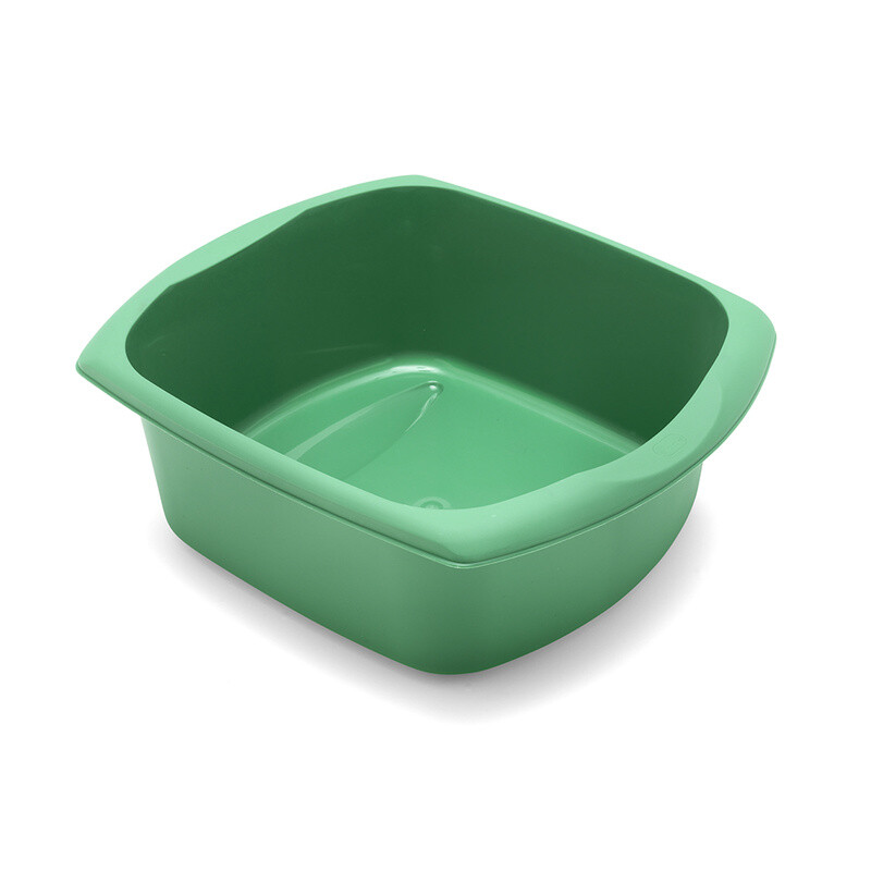 Large Rectangular Washing Up Bowl, 9.5L - Jade Green