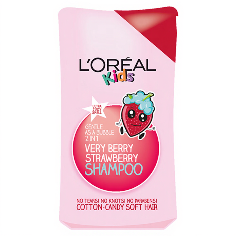 L'Oréal Kids Shampooing 2 en 1 extra doux baies et fraise 250 ml