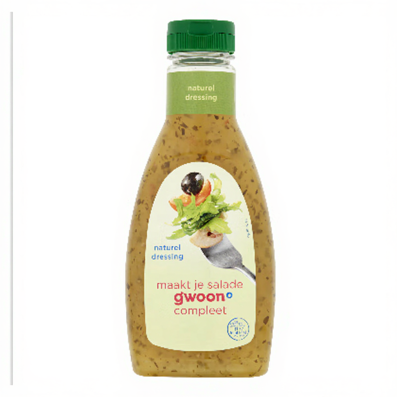 G'woon Saladedressing Naturel - 450 ml