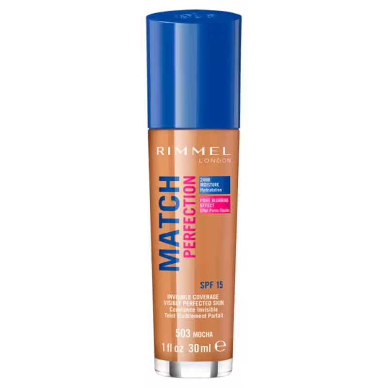 Rimmel MATCH PERFECTION FOUNDATION 30ML 20IV 503 Mocha