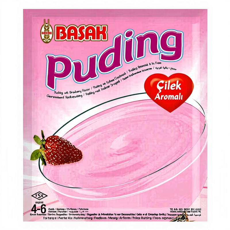 Basak Aardbeienpudding 130 g