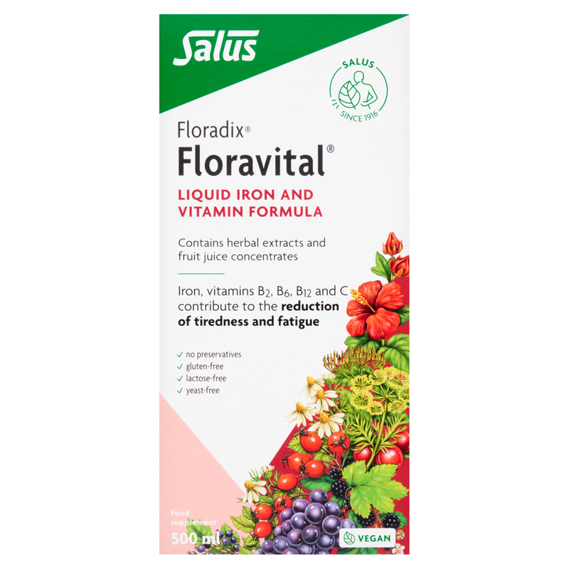 Floravital Liquid Iron and Vitamin Formula - 500 ml