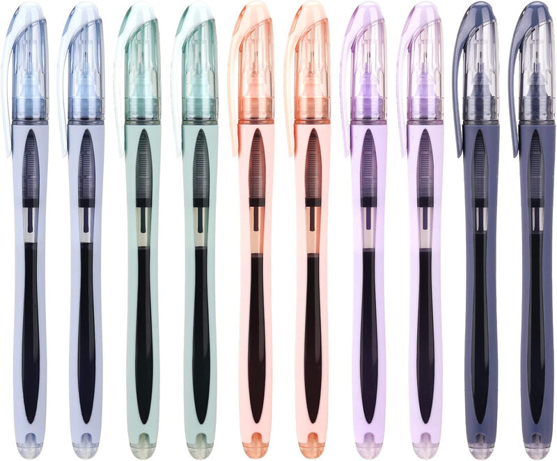 Liquid Ink Rollerball Pens: 0.5mm Black Extra Fine Point Needle Tip Journaling Pens,1