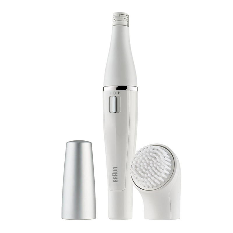 FaceSpa SE810, Face Epilator and Cleansing Brush,100% Waterproof, White, Top Gift Pic
