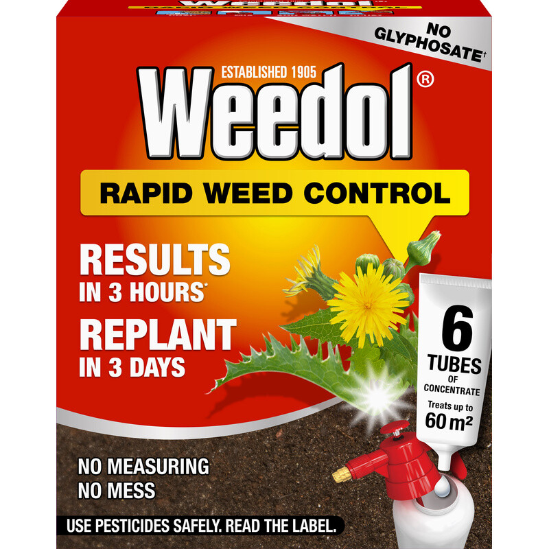Rapid Weedkiller 6 Concentrate Tubes