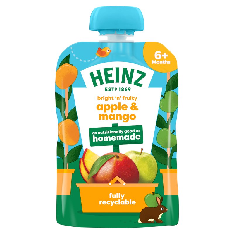 Apple & Mango Puree 6 + Months 100g