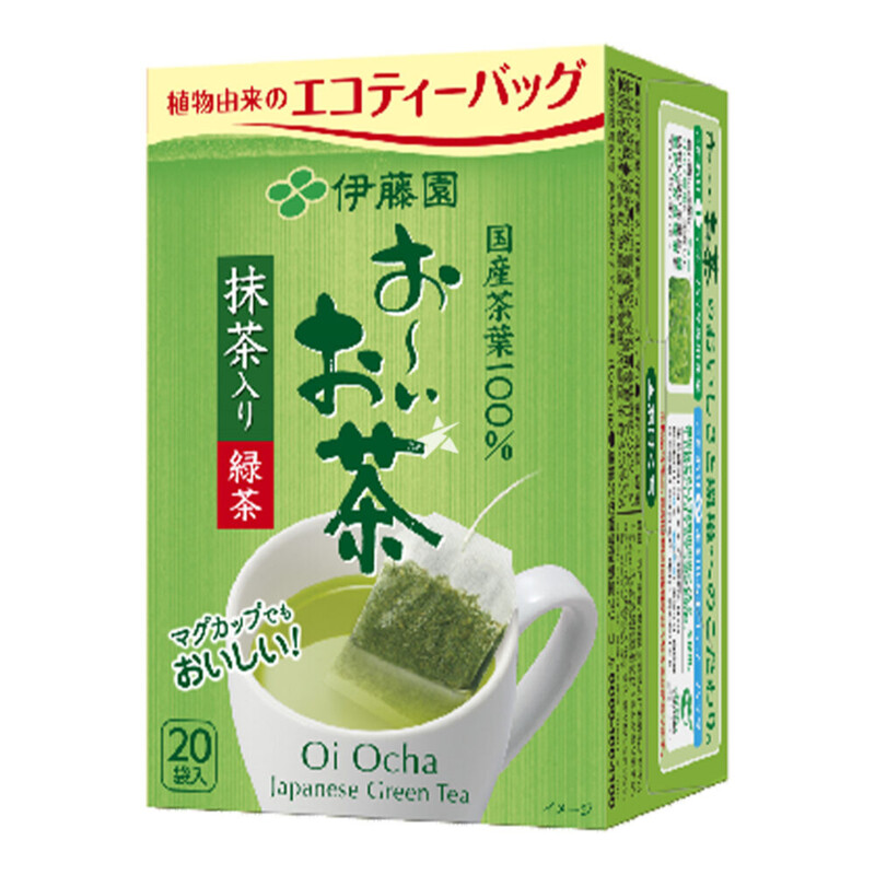 Itoen Oi Ocha Eco Tea Bag Green Tea (with Matcha) 伊藤園綠茶含抹茶 20p 1.8g*20