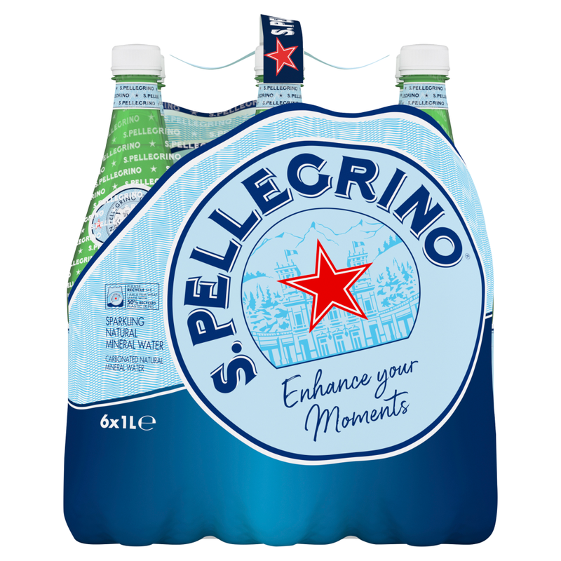 Sparkling Natural Mineral Water 6 X 1Litre