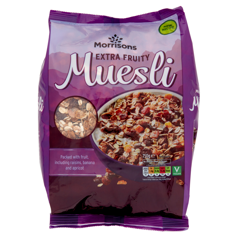 Morrisons Extra Fruity Muesli 750G