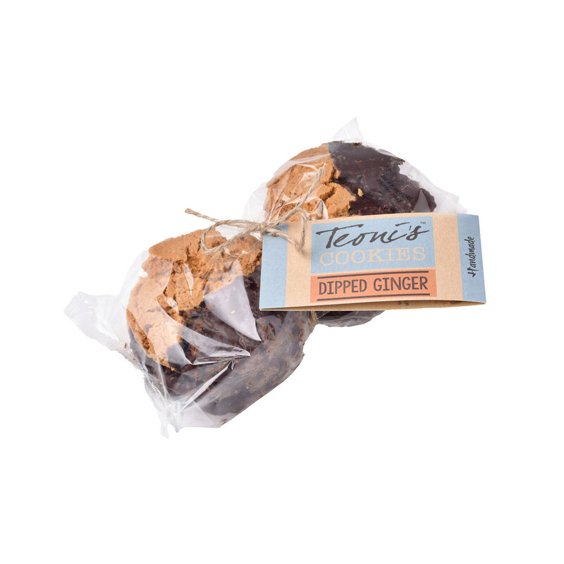 Dipped Chocolate Stem Ginger Cookies 300g
