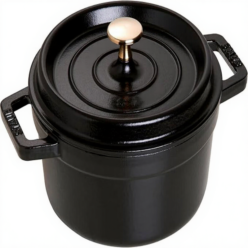 Staub Cocotte Gusseisen-Schmortopf mit Deckel – 20 cm – 2,2 L