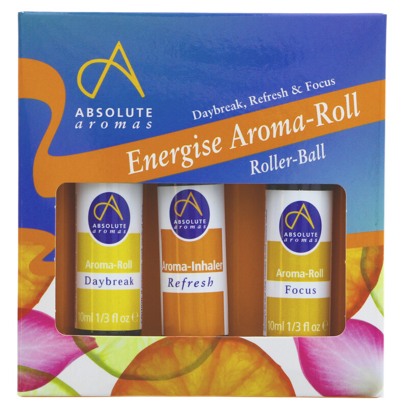 Energise Aroma Roll Gift set 3 x 10ml