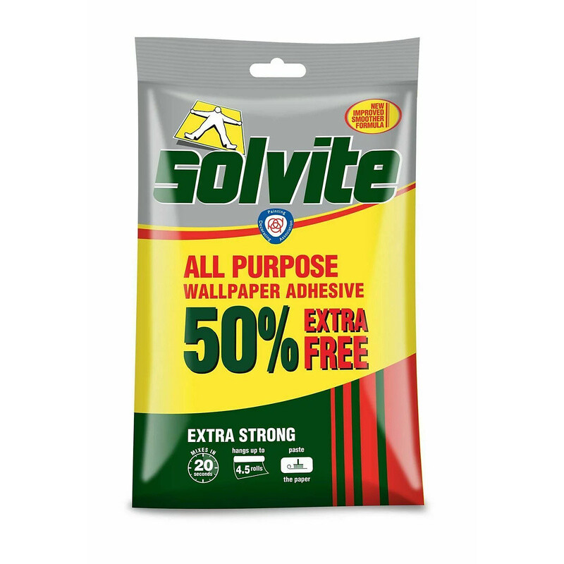 Solvite Wallpaper Paste 4.5 rolls
